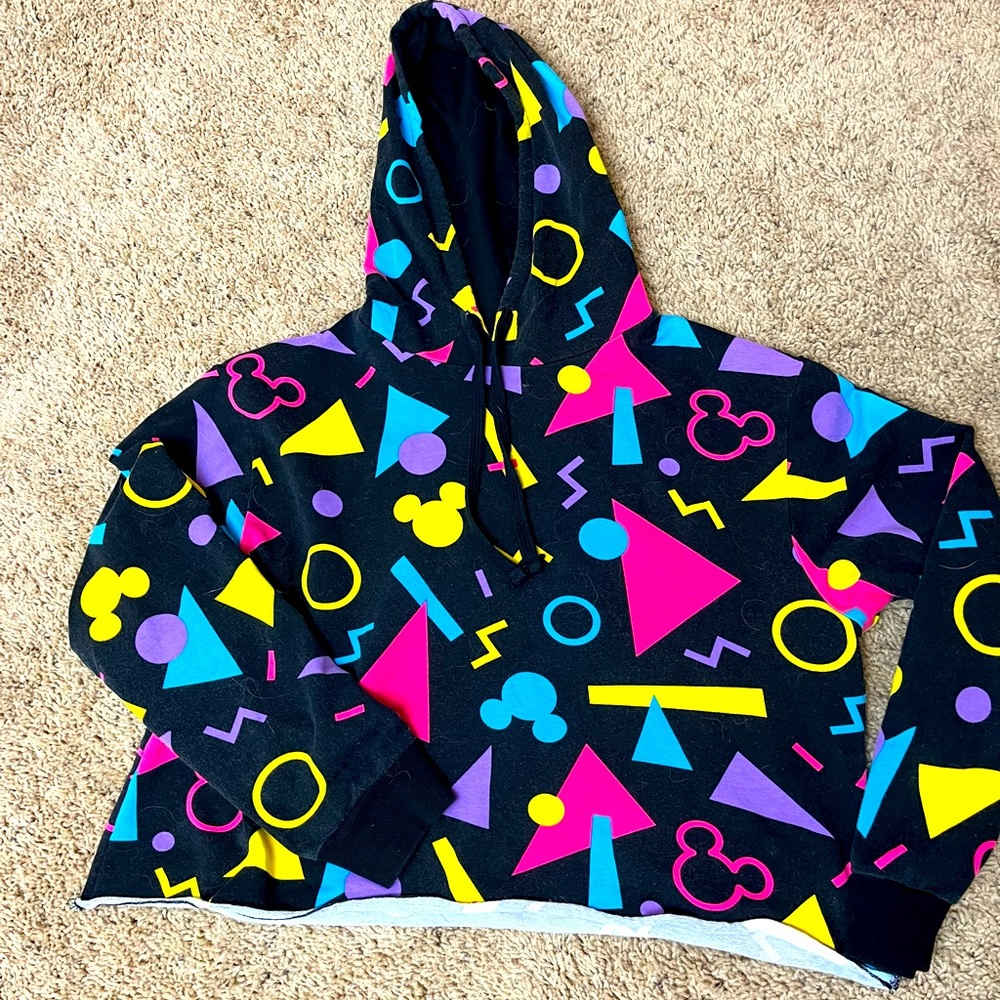 Walt Disney World vintage cropped hoodie